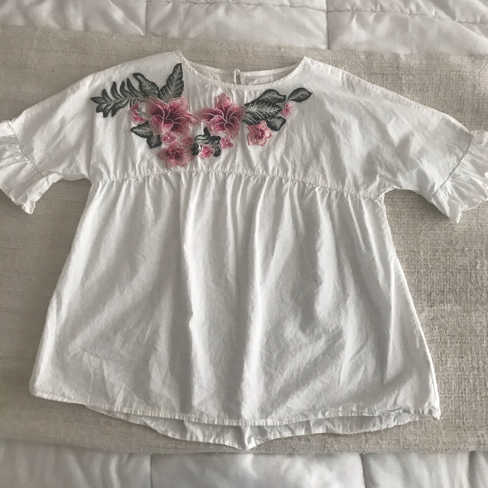 Embroidered top